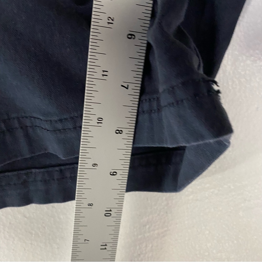 Old Navy Shorts Men 38 Blue Cargo Built in Flex Cotton Spandex High Rise Fit 9 “ - Picture 7 of 9